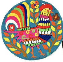 Luis Montiel Folk Art Tapestry Large